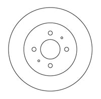 NF PARTS Тормозной диск 205211NF